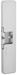 Slim Line Surface Electric Strike 12/24VDC, FS/FSE, Rim Exits Max 1/2in Throw, 9in x 1-3/4in x 9/16in, Wood or Metal Frame, 630/US32D Stainless Steel