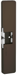 Slim Line Electric Strike 12/24VDC, FS/FSE, Rim Exits Max 1/2in Throw, 9in x 1-3/4in x 9/16in, Wood or Metal Frame, 613E/US10BE Dark Oxidized Satin Bronze