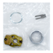 Corbin IC Rim Cylinder Adapter Kit for Exit Trims, 626/US26D Satin Chrome