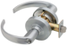 KIT - Grade 1 Entrance, Cylindrical Lock, Sparta Lever, Key in Lever, 6-Pin C145 Keyway (0-Bitted Brushed Chrome Cylinder 626), 2-3/4in Backset, UL, ANSI Strike, 626/US26D Satin Chrome