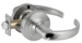 KIT - Grade 1 Electric Lock/Unlock (EL/EU) Storeroom, Cylindrical Lock, Sparta Lever, 12/24VDC, SFIC (Small Format IC), Less Core, 2-3/4in Backset, UL, ANSI Strike, 626/US26D Satin Chrome