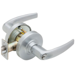KIT - Grade 1 Electric Lock/Unlock (EL/EU) Storeroom, Cylindrical Lock, Athens Lever, 12/24VDC, Key in Lever, Less Cylinder, 2-3/4in Backset, UL, ANSI Strike, 626/US26D Satin Chrome