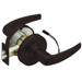 KIT - Grade 1 Electric Lock/Unlock (EL/EU) Storeroom, Cylindrical Lock, Athens Lever, 12/24VDC, RX (Request to Exit) Switch, Key in Lever, Less Cylinder, 2-3/4in Backset, UL, ANSI Strike, 643E/US11P Aged Bronze