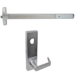 KIT - Rim Exit Device, Escutcheon x Quantum Lever Nightlatch Trim 510L-NL, 36in, Hex Dogging, LHR Left Hand Reverse/Reversible, Grade 1, 626/US26D Satin Chrome