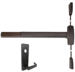 KIT - SVR Surface Vertical Rod Exit Device, Escutcheon x Dane Lever Dummy Trim 510L-DT, 36in x 96in, Hex Dogging, RHR Right Hand Reverse/Reversible, Grade 1, 710/313AN Dark Bronze Anodized