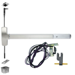 KIT - RX Request to Exit, Fire Rated CVR Concealed Vertical Rod Exit Device, Exit Only, 48in x 96in, Less Dogging, UL, Grade 1, 630/US32D Satin Stainless Steel