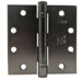 5-Knuckle Hinge, Heavy Weight, Full Mortise, Ball Bearing, 4.5in x 4.5in (4545), Ferrous Steel Base, Fire-Rated, F-643E/716 Aged Bronze