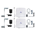 Wireless Bridge Kit - Two Paired Wireless Bridge Units, 2 x 24VDC, 1.5A Power Supplies, 2 x Passive PoE Injectors and 2 x Mounting Kits.