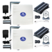Wireless Bridge Kit - Two 867 Mbps Paired Wireless Bridge Units, 2 x 24VDC, 1.5A Power Supplies, 2 x Passive PoE Injectors, 2 x Active to Passive PoE Converters, and 2 x Mounting Kits.