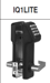 i-Qwik Lite Keypad Entry Cylindrical Lockset, 160 Users, Marks C Key Override, 2-3/4in Backset, ANSI Strike, 622/US19 Black Powder Coat