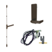 KIT - Motor Driven Electrified RV 03 Clutched Lever Trim, FS or FSE Via Dip Switch, 12/24VDC, 98/99 Rim and Vertical Rod Exits, RHR Right Hand Reverse/Reversible Handing, (Snap Ring Tool Needed), 613/US10B Oil Rubbed Bronze
