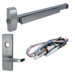 KIT - Rim Exit Device, Electric Motorized Latch Retraction, Key Locks/Unlocks Vandal Resistant Lever x Escutcheon Plate Trim, Left Hand Reverse, Less Rim Cylinder for Trim, 36in, Grade 1, 630/US32D Stainless Steel