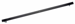 Door Coordinator, 52in Channel Length with 20in Filler Bar for 72in Opening, 693/Black Flat Black Powder Coated