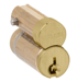 FSIC Core Cylinder, Everest S123 Keyway, 606/US4 Satin Brass