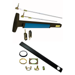 KIT - Cylinder Dogging, Narrow Stile CVR Concealed Vertical Rod Exit Device, Exit Only No Trim, 36in x Adjustable 80in to 100in, Grade 1, 710/313AN Dark Bronze Anodized