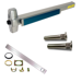 KIT - Cylinder Dogging, Rim Exit Device, Exit Only No Trim, 36in, with 6 Each Sex Nuts and Bolts (425) (Size 10-24), 36in, Grade 1, 630/US32D Satin Stainless Steel