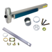 KIT - Cylinder Dogging, Rim Exit Device, 110MD NL-OP Nightlatch Cylinder Assembly Trim, Optional Pull, 36in, Grade 1, 626/US26D Satin Chrome