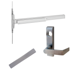 KIT - Less Dogging, Narrow Stile CVR Concealed Vertical Rod Exit Device, 360L-06 Lever Trim, RHR Right Hand Reverse/Reversible Handing, 36in x Adjustable 80in to 100in, Grade 1, 626/US26D Satin Chrome