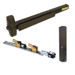 KIT - QEL (Quiet Electric Latch Retraction), Rim Exit Device, 990DT Dummy Trim, 36in, Grade 1, 710/313AN Dark Bronze Anodized