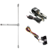 KIT - RX (Request to Exit Switch), QEL (Quiet Electric Latch Retraction), SVR Surface Vertical Rod Exit Device, Exit Only No Trim, 48in x 84in, No Dogging, Grade 1, 689/SP28 Powder-Coated Aluminum