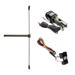 KIT - RX (Request to Exit Switch), QEL (Quiet Electric Latch Retraction), SVR Surface Vertical Rod Exit Device, Exit Only No Trim, 36in x 84in, No Dogging, Grade 1, 695/SP313 Powder-Coated Dark Bronze