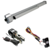 KIT - RX (Request to Exit Switch), QEL (Quiet Electric Latch Retraction), Rim Exit Device, Exit Only No Trim, 48in, No Dogging, Grade 1, 689/SP28 Powder-Coated Aluminum