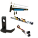 KIT - RX (Request to Exit Switch), QEL (Quiet Electric Latch Retraction), Narrow Stile CVR Concealed Vertical Rod Exit Device, 360L-06 Lever Trim, RHR Right Hand Reverse/Reversible Handing, 36in x Adjustable 80in to 100in, Grade 1, 710/313AN Dark Bronze Anodized