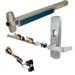 KIT - RX (Request to Exit Switch), QEL (Quiet Electric Latch Retraction), Fire Rated Rim Exit Device, Lever Trim, LHR Left Hand Reverse, 36in, Grade 1, 626/US26D Satin Chrome