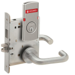 KIT - 03A Storeroom Mortise Lock with Deadbolt, Outside Indicator (Occupied/Vacant) & Inside Indicator (Locked/Unlocked) with Inside ADA Thumbturn (L583-363), 6-Pin C Keyway KD, 626/US26D Satin Chrome