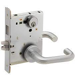 KIT - 03A Storeroom Mortise Lock with Deadbolt, Inside Indicator (Locked/Unlocked) with Inside ADA Thumbturn (L583-363), 6-Pin C Keyway KD, 626/US26D Satin Chrome