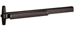 Narrow Stile CVC Concealed Vertical Cable Exit Device, Exit Only No Trim, 48in x Adjustable up to 96in, Hex Dogging, Grade 1, 711/315 Flat Black