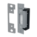 Electric Strike, 12-24VAC/DC, Cylindrical and Deadlatch, Includes 2 Faceplates 4-7/8in x 1-1/4in in Both Satin Stainless