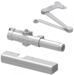Surface Mount Medium Duty Cast Iron Closer, Slim Line Plastic Cover, ADA Adjustable Size 1-6, Grade 1, EDA Extra Duty Arm Parallel Arm, TBSRT Screw Pack, 689/AL Aluminum Powder Coat