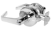KIT - Grade 2, Classroom Saturn Lever, Key in Lever, C123 Keyway (0-Bitted Brushed Chrome Cylinder 626), 2-3/8in Backset, ANSI Strike, 625/US26 Bright Chrome