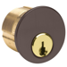 1-1/8in Mortise Cylinder 6-Pin Clover Cam, 60 Keyway, 0-Bitted, Standard Collar, 613E/US10BE Dark Oxidized Satin Bronze