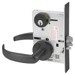 KIT - Classroom Intruder Mortise Lock, Citation Lever with A Rose Trim, 2 Each Standard 1-1/8 Mortise Cylinders, A01 Clover Cam, L4 Keyway 0-Bit, Handing is Field Reversible, ANSI Strike SS118, 622/US19/BSP Black Suede Powder Coat