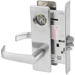 KIT - Classroom Intruder Mortise Lock, Newport Lever with M Escutcheon Trim, Less 2 Each 1-1/8 Mortise Cylinders, Handing is Field Reversible, ANSI Strike SS118, 626/US26D Satin Chrome