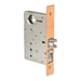 Entry or Office with Toggle and Auxiliary Latch Mortise Lock Body, Includes ANSI Strike Plate and Armored Front, Field Reversible Handing, No Trim, Grade 1, 612/US10 Satin Bronze