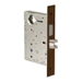 Privacy with Deadbolt Mortise Lock Body, Includes ANSI Strike Plate and Armored Front, Handing is Field Reversible, No Trim, Grade 1, 613E/US10BE Dark Oxidized Satin Bronze