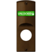 Inside Indicator Cylinder Kit, for Double Sided Locks, Locked/Unlocked, Green/Red, LH/LHR Left Hand, Reversible, 613E/US10BE Dark Oxidized Satin Bronze