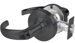 KIT - Grade 1 Entrance, Cylindrical Lock, Sparta Lever, Key in Lever, 6-Pin E Keyway (0-Bitted Brushed Brass Cylinder 606), 2-3/4in Backset, UL, ANSI Strike, 622/US19 Matte Black