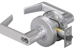 Grade 1 Double Cylinder Store Function, Cylindrical Lock, Rhodes Lever, FSIC (Schlage Full Sized IC), Less Cores, 2-3/4in Backset, UL, ANSI Strike, 626/US26D Satin Chrome