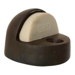 Floor Dome Stop, Heavy Duty Cast with Gray Bumper, Base 1-3/4 x 1in Height, 613/US10B Oil Rubbed Bronze