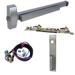 KIT - Rim Exit Device, Electric Latch Retraction, Touchbar Monitoring Switch TS (Request to Exit), Nightlatch Trim - Pull Handle x Plate, Less Rim Cylinder for Trim, 36in, Grade 1, 630/US32D Stainless Steel