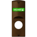 Outside Indicator Cylinder Kit, Vacant/Occupied, Green/Red, LH/LHR Left Hand, Reversible, 613E/US10BE Dark Oxidized Satin Bronze