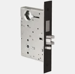 Dormitory with Deadbolt Mortise Lock, Body, Strike, Armored Front Only, Field Reversible, No Trim, 622/US19/BSP Black Suede Powder Coat