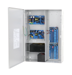 Access Control 2 Power Supply/Charger, Output 1 Power Supply 24VDC @ 9.7 Amp (AL1024ULXB2) and 1 Power Supply 12VDC @ 9.5 Amp (AL1012ULXB), 16 PTC Outputs (2 - ACM8CB @ 2.5 Amp), Input: 115VAC, BC800 Enclosure - Fits 4-12VDC/12AH Batteries