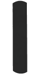 Exit Only Blank Plate Trim for All 98-98 Rims, Vertical Rods and Mortise Exits, 693/622/SPBLK Sprayed Flat Black