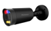 8MP Active Deterrence Fixed Bullet Network Camera, Built in Microphone & Speaker, H.265+, 120dB WDR, 2.8mm, PoE, IP67, NDAA, Black