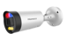 4MP Active Deterrence Fixed Bullet Network Camera, Built in Microphone & Speaker, H.265+, 120dB WDR, 2.8mm, PoE, IP67, NDAA, White